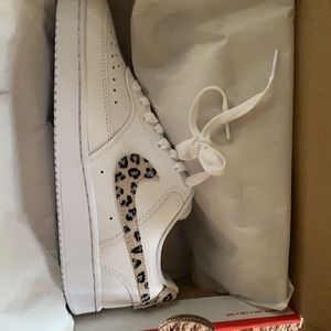 Nike court vision low cheetah leopard NEW